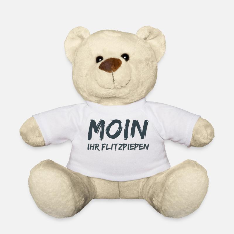 Moin Ihr Flitzpiepen! - Teddy - Weiß