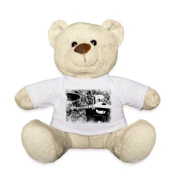 Simson Schwalbe - KR51 - Teddy Bear - white - Front