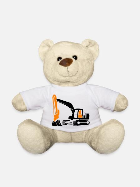 Bagger - Teddy - Weiß