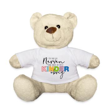 Nerven übrig? - Teddy - Weiß - Vorne