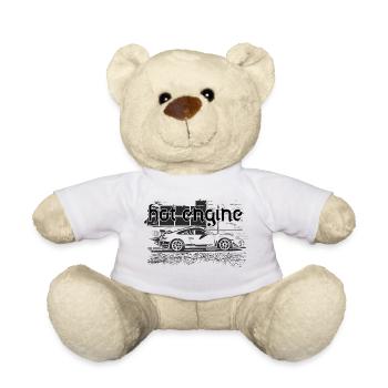 Hot Engine - Teddy Bear - white - Front