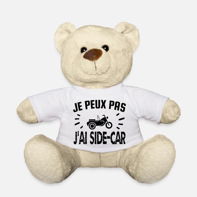 je peux pas j'ai side-car - Nounours - blanc