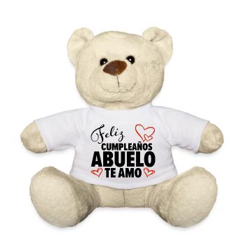 Geburtstag Opa Spanien Te Amo Baby Geschenk - Teddy - Weiß - Vorne