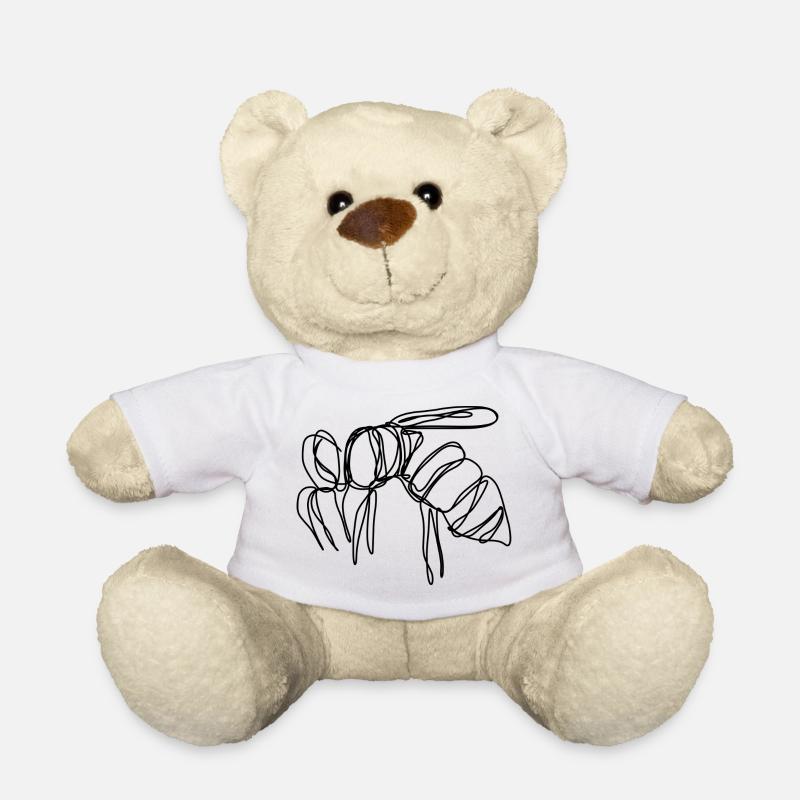 Biene - Teddy - Weiß