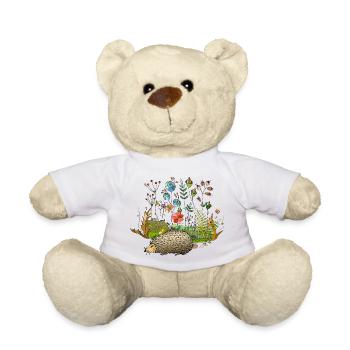 Hérisson - Nounours - blanc - Devant