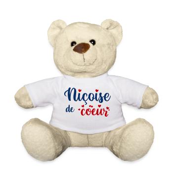 Niçoise de coeur - Nounours - blanc - Devant