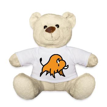 Bison logo - Teddy - Weiß - Vorne