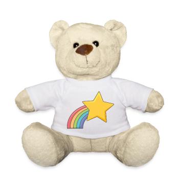 Arc-en-ciel Étoile filante - Nounours - blanc - Devant