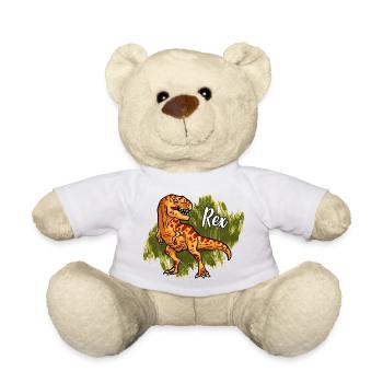 Tyrannosaure Rex - Nounours - blanc - Devant