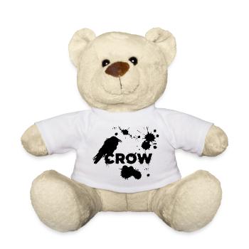 The Black Raven - Teddy Bear - white - Front