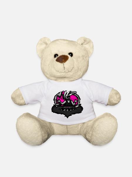 Blackjack.pink - Teddy Bear - white