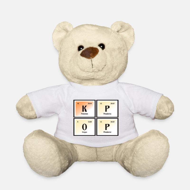 K-Pop | Tableau périodique des éléments - Nounours - blanc