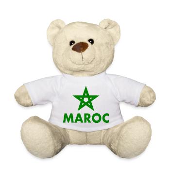 Maroc - Nounours - blanc - Devant