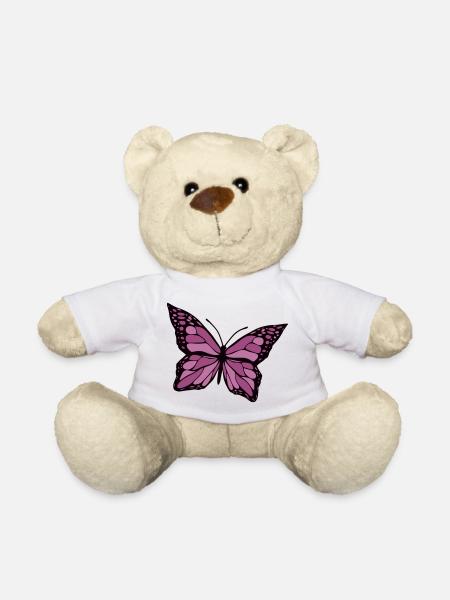 Papillon - Nounours - blanc