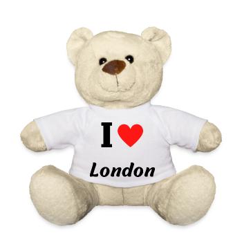 J’adore Londres - Nounours - blanc - Devant