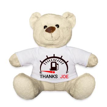 Joe red - Teddy Bear - white - Front