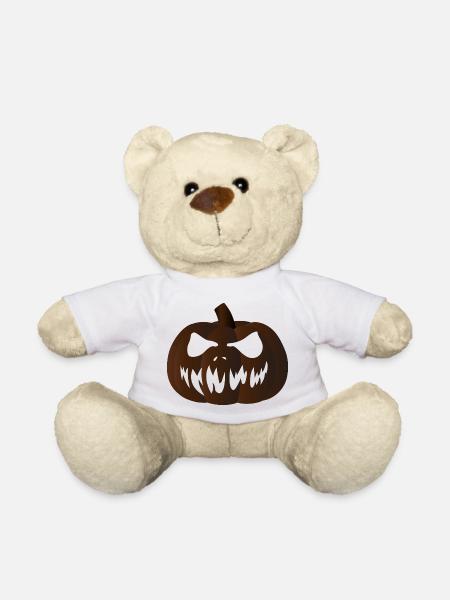 Pumpkin - Teddy Bear - white