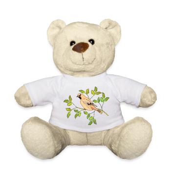 Oiseau - Nounours - blanc - Devant