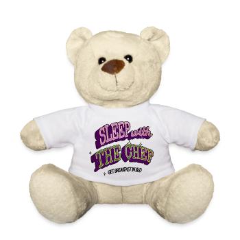 happy cuisine fun cooking may the fork be with you - Teddy Bear - white - Front