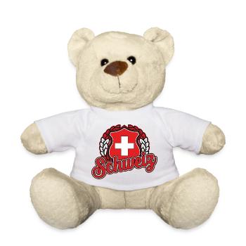 Schweiz - Teddy - Weiß - Vorne
