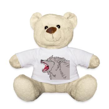 Wild wolf - Nounours - blanc - Devant