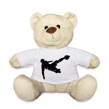 Footballeur - Nounours - blanc - Devant