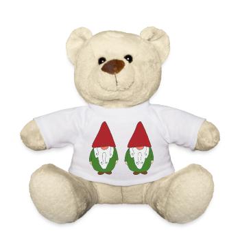 gartenzwerge doppelt - Teddy - Weiß - Vorne