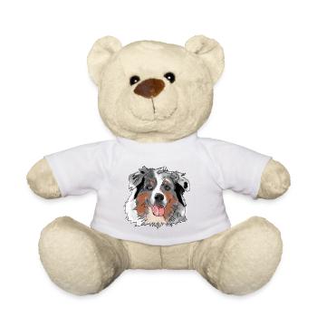 Australian Shepherd - Teddy - Weiß - Vorne