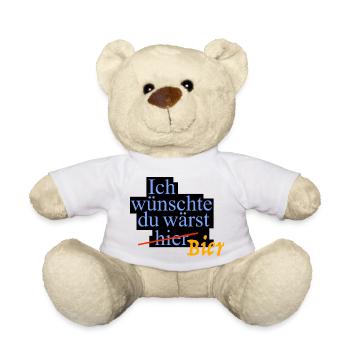 Bier Wunsch - Teddy - Weiß - Vorne