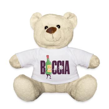 Boccia player Clothing with bocce balls Boccia - Teddy Bear - white - Front
