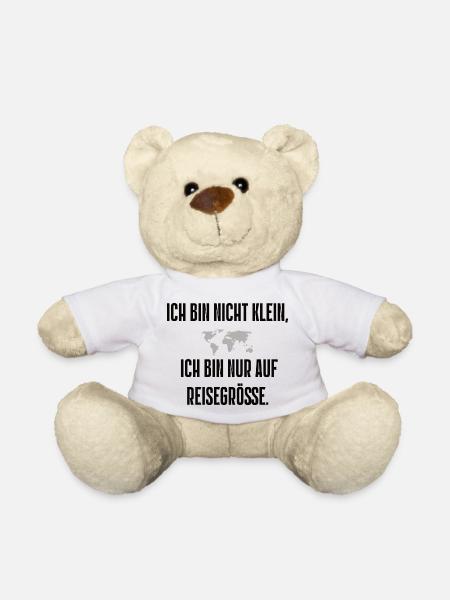 Spruch 9 - Teddy - Weiß