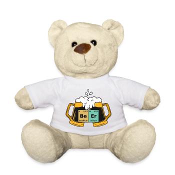 Bier Periodensystem Be Er - Teddy - Weiß - Vorne