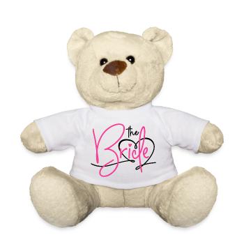 MARIÉE ENTERREMENT DE VIE DE JEUNE FILLE 2025 - Nounours - blanc - Devant