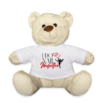 I Do Nails Nail Fairy Nail Design - Teddy Bear - white - Front