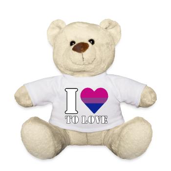 Ich liebe es zu lieben - Teddy - Weiß - Vorne