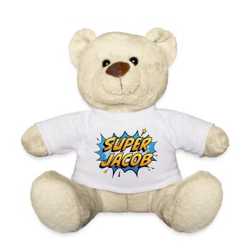 Super Jacob - Teddy Bear - white - Front