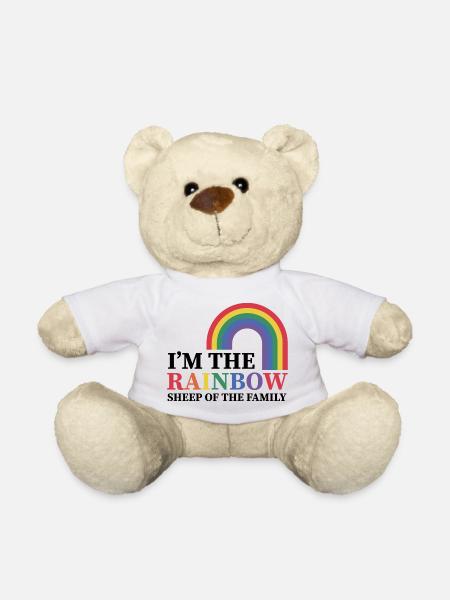 I'm The Rainbow Sheep Of The Family LGBTQ - Teddy - Weiß