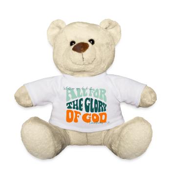 Tout pour la gloire de Dieu - UNITED - Nounours - blanc - Devant