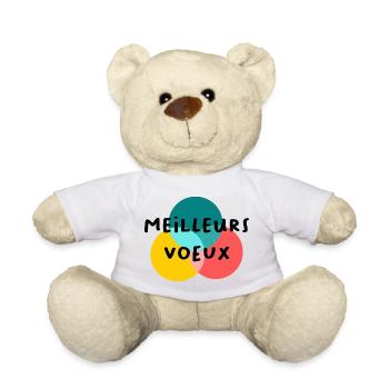BONNE ANNEE. SAINT SYLVESTRE. NOUVELLE ANNÉE - Nounours - blanc - Devant