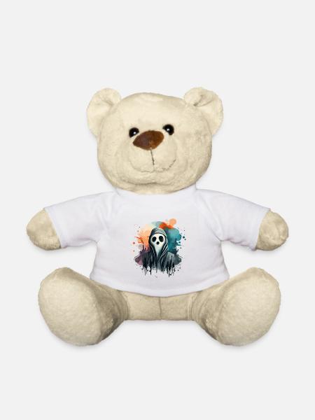 halloween ghost - Nounours - blanc