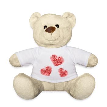 ALLES GUTE ZUM GEBURTSTAG. ALLES GUTE ZUM GEBURTSTAG. JAHRESTAG. - Teddy - Weiß - Vorne