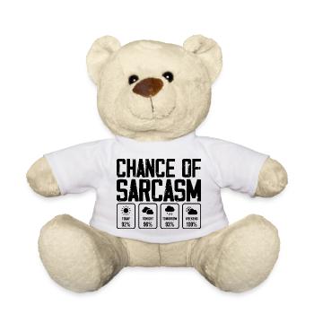 Chance auf Sarkasmus - Teddy - Weiß - Vorne