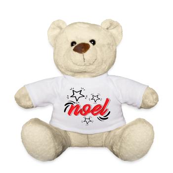 Joyeux Noël - Nounours - blanc - Devant