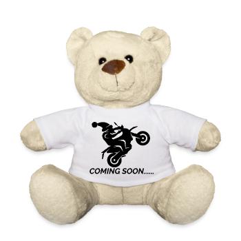 coming soon santa claus Weihnachtsmann Wheelie - Teddy - Weiß - Vorne