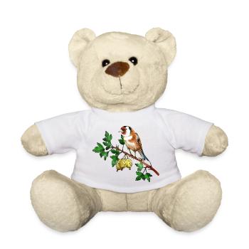 Bunter Vogel - Teddy - Weiß - Vorne