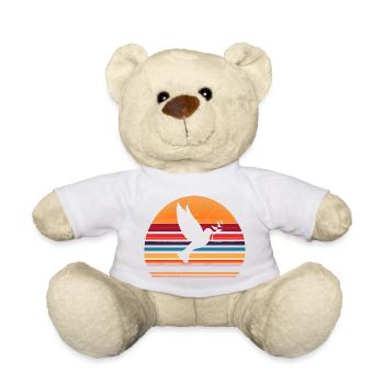 Paix pour le monde | Paix mondiale - Nounours - blanc - Devant