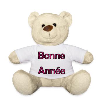 BONNE ANNEE. SAINT SYLVESTRE. NOUVELLE ANNÉE - Nounours - blanc - Devant