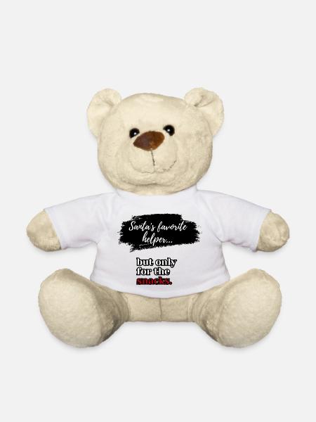 Santa's favorite helper... - Teddy Bear - white