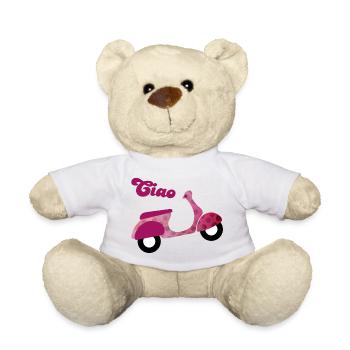 Scooter Ciao Italy Holiday Point Dots Joie de vivre - Nounours - blanc - Devant