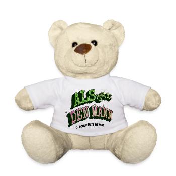 womancontest mädchen ansage frauenrechte - Teddy - Weiß - Vorne